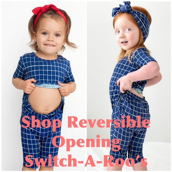 Switch-A-Roo | Reversible Opening Rompers ☀️