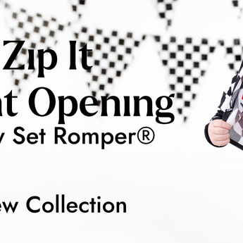 Front Opening Ready Set Romper® ZIP-ITS!