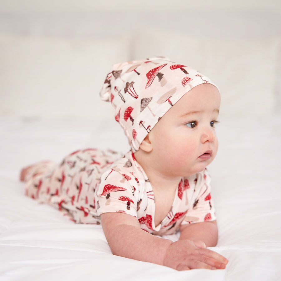 Front Opening Romper in Truffles | Bamboo Viscose