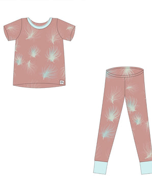 2 pc Loungewear Set in Dandelions | Bamboo Viscose