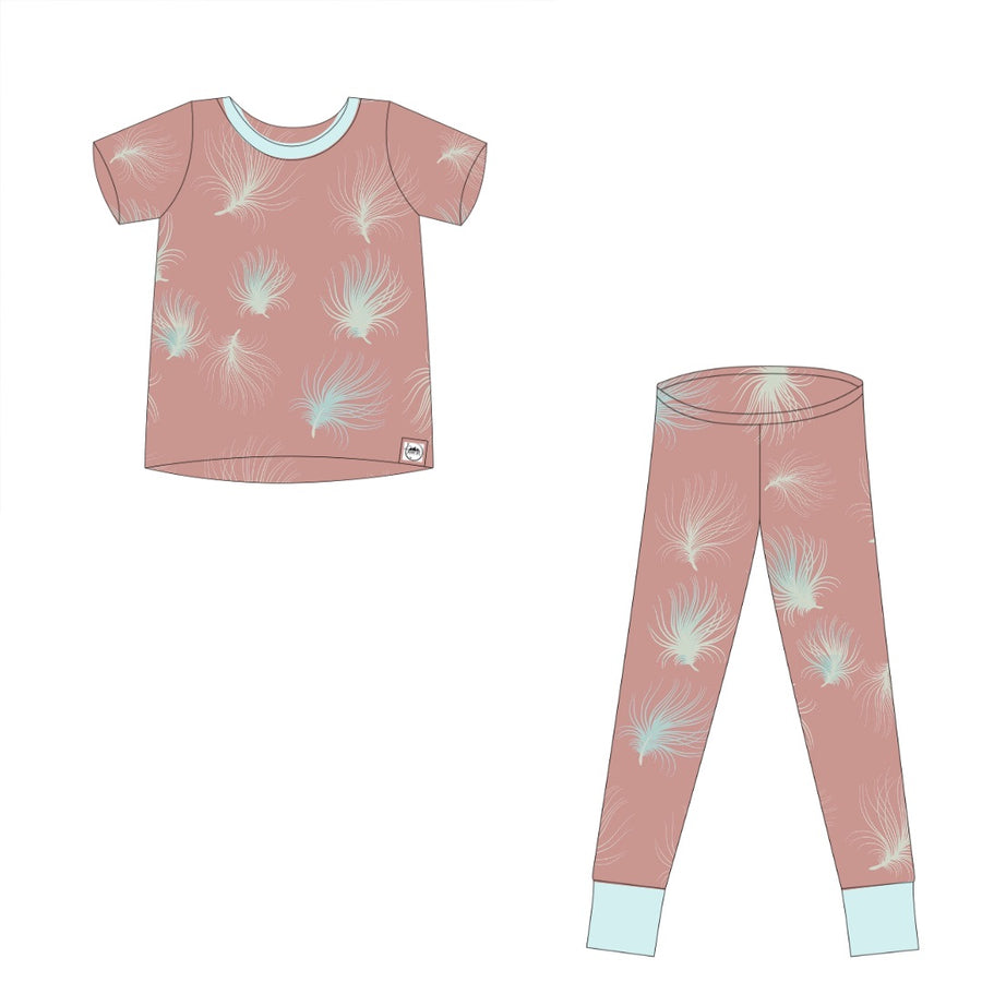 2 pc Loungewear Set in Dandelions | Bamboo Viscose