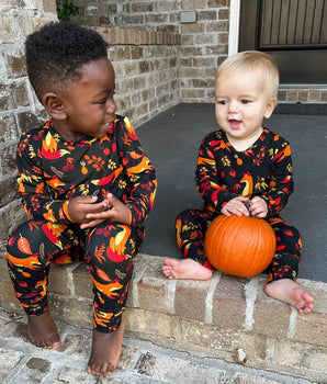 2 pc Loungewear Set in Foxes
