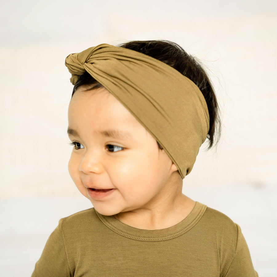 Headwrap in Khaki | Bamboo Viscose