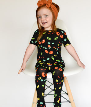 Front Opening Romper in Eye Spy
