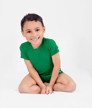 2 pc Loungewear Set in Ribbed Emerald