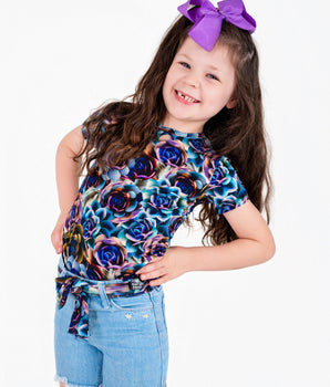 2 pc Loungewear Set in Electric Garden