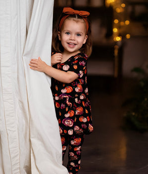 Reversible Opening Ready Set Romper® Twirl in OG Harvest Dragon