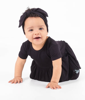 Reversible Opening Ready Set Romper® in Ribbed Essential Midnight