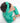 Headwrap in Ribbed Seafoam