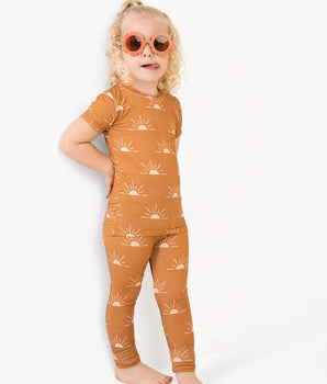 2 pc Loungewear Set in Sunny