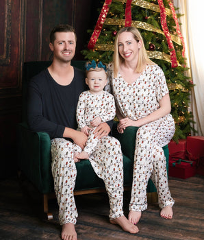Women’s Loungewear Top in Holiday Lights