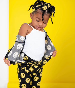 Front Opening “Zip-It” Ready Set Romper® Shortie in Vibe Check