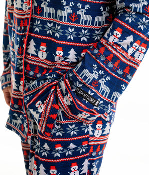 Women’s Deluxe Loungewear Top in Nordic Winter