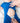 Front Opening Ready Set Romper® Shortie in Ribbed Sapphire