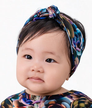 Headwrap in Electric Garden
