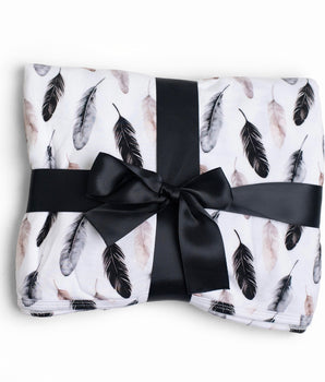 Bamboo Blanket in O.G Feathered Ebony