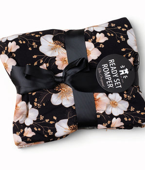 Bamboo Blanket in Midnight Blooms