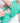 Front Opening Ready Set Romper® Shortie in Ribbed Seafoam