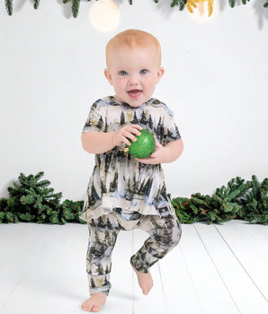 Reversible Opening Ready Set Romper® Twirl in O.G The Woodlands