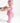 Reversible Opening Ready Set Romper® Twirl in RIBBED BLUSH PINK