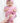 Reversible Opening Ready Set Romper® Twirl in RIBBED BLUSH PINK
