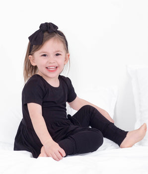 Headwrap in Ribbed Essential Midnight