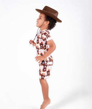 2 pc Loungewear Set in Old Yellerstone