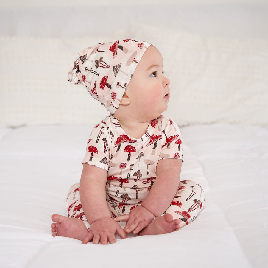 Front Opening Romper in Truffles | Bamboo Viscose