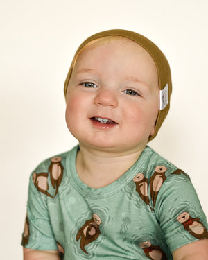 Beanie in Khaki | Bamboo Viscose