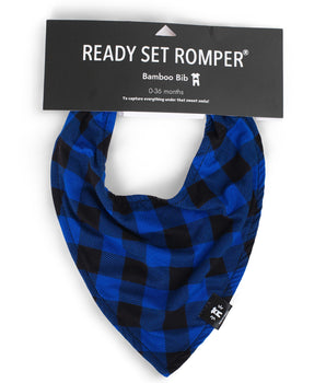 Bib in Blue Buffalo Plaid