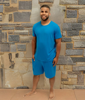 Men’s 2 pc Loungewear Set in Azure