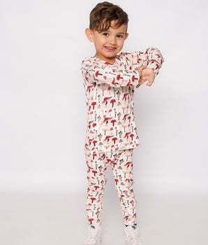 Front Opening Romper in Truffles