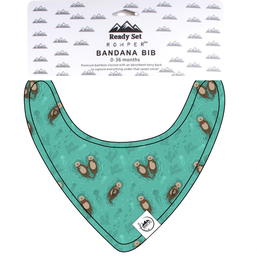 Bib in Otters | Bamboo Viscose