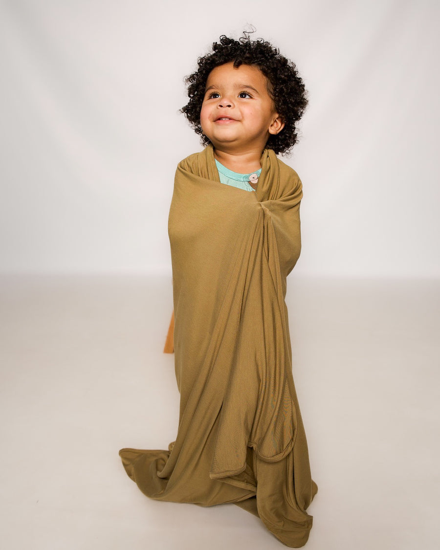 Blanket in Khaki | Bamboo Viscose