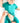 Front Opening Romper in Jade