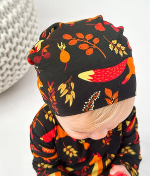 Beanie in Foxes | Bamboo Viscose