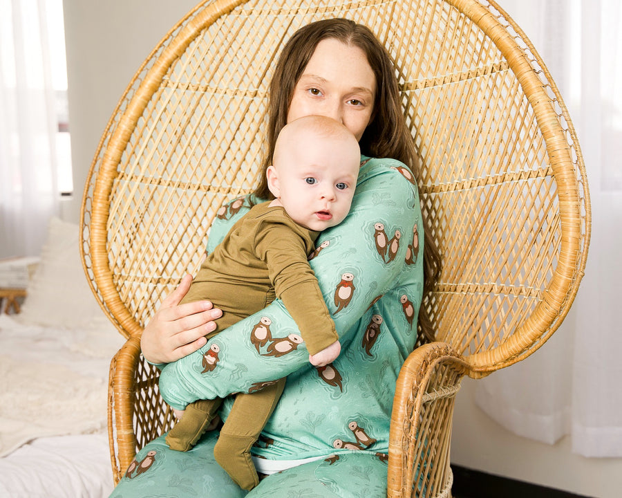 2 pc Loungewear Set in Otters | Women's Bamboo Viscose