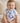 Bamboo Bib in RIBBED VINTAGE HONEY BEAR ~ TOILE DE JUOY