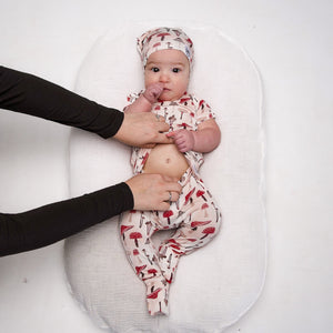 Front Opening Romper in Truffles | Bamboo Viscose