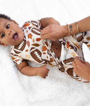 Front Opening Ready Set Romper® in Touchdown