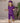 Front Opening Shortie Ready Set Romper® in Violet