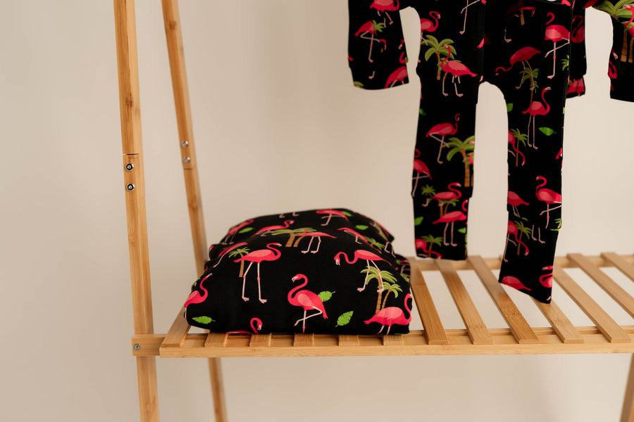 Blanket in Flamingos | Bamboo Viscose