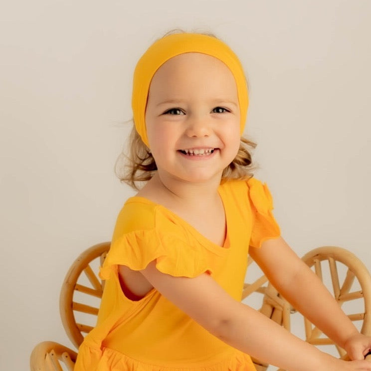 Headwrap in Mango | Bamboo Viscose