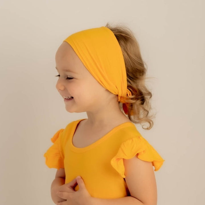 Headwrap in Mango | Bamboo Viscose