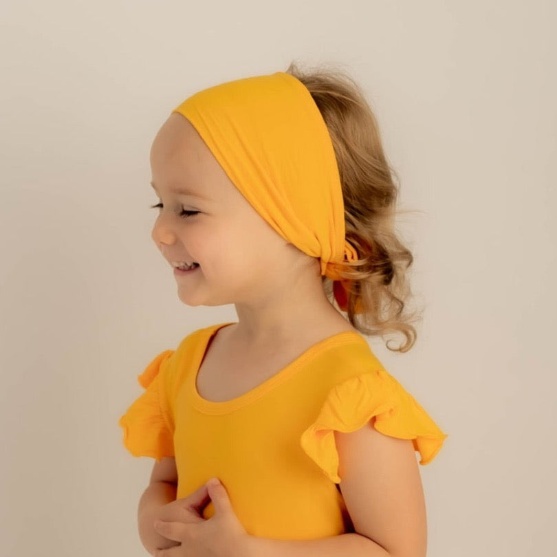 Headwrap in Mango | Bamboo Viscose