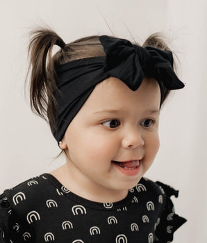 Headwrap in Jet Black