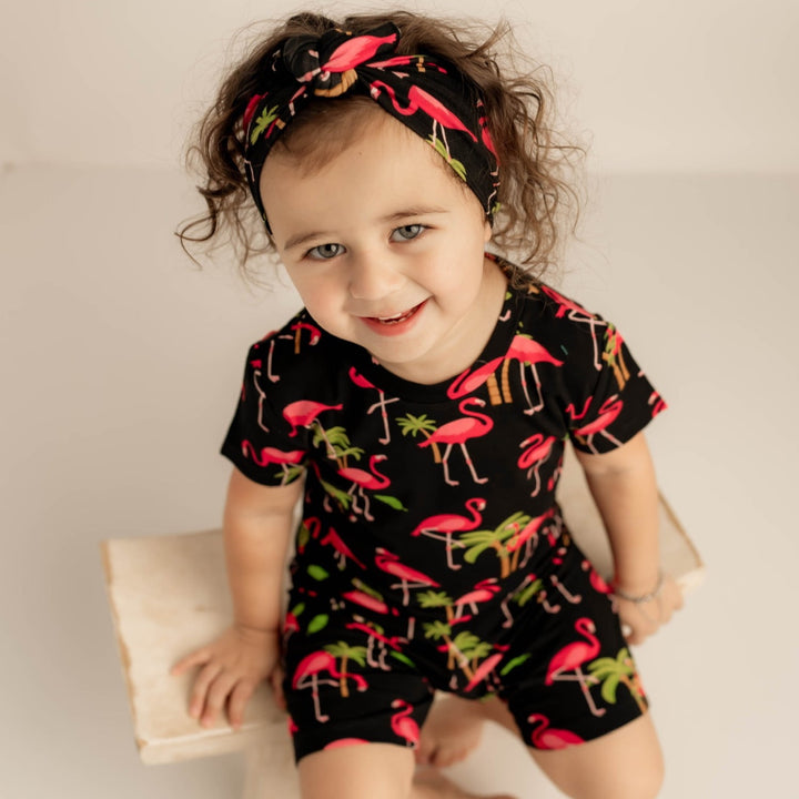 Headwrap in Flamingos | Bamboo Viscose