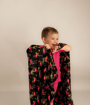 Blanket in Flamingos