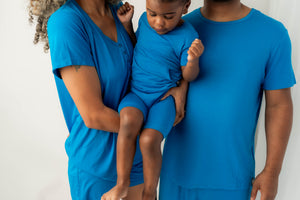 Men’s 2 pc Loungewear Set in Azure | Bamboo Viscose