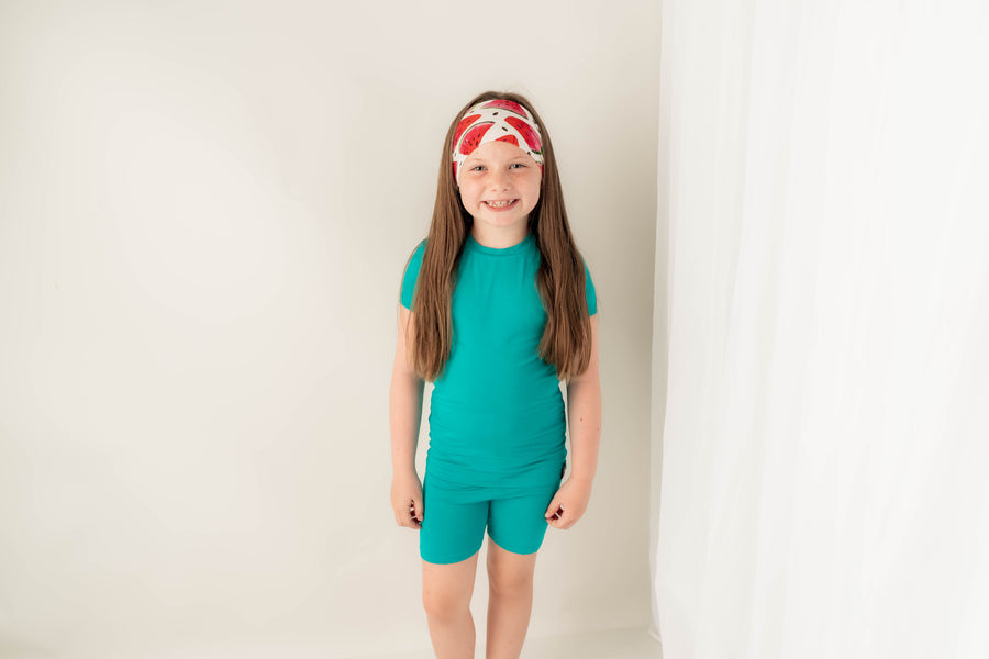2 pc Loungewear Set in Jade | Bamboo Viscose